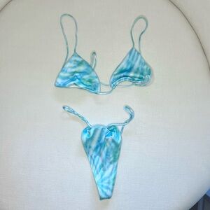 ⭐️Oh Polly | Blue & Green Bikini | S